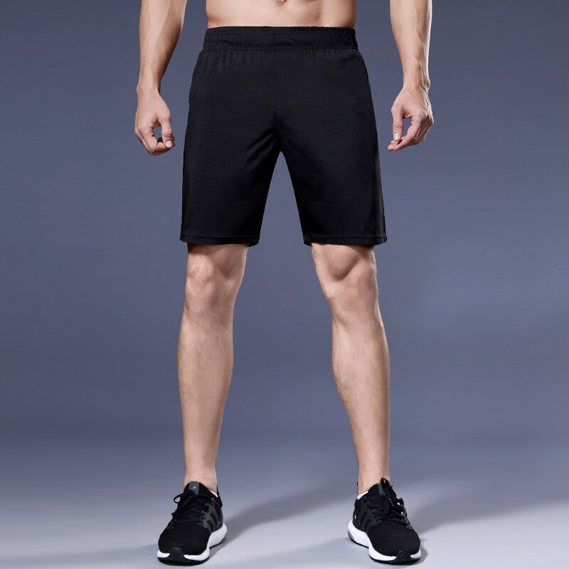 Zomer casual shorts effen m -4xl snel drogende fitness heren korte broek polyester strandshorts streetwear
