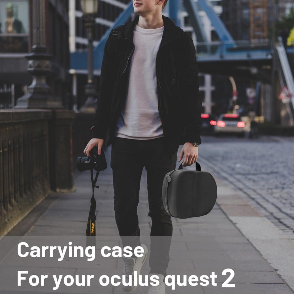 VR Accessories Hard EVA Travel Storage Bag For Oculus Quest 2 VR Headset Carrying Case Protective Storage Box For Oculus Quest2