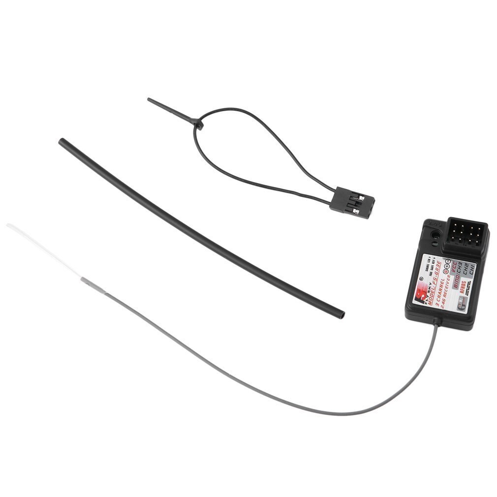 FS-GR3E 2.4HZ 3 Channel Receiver with Failsafe GT3B GR3C Upgrade for RC Car Truck Boat GT3 GT2 Transmitter