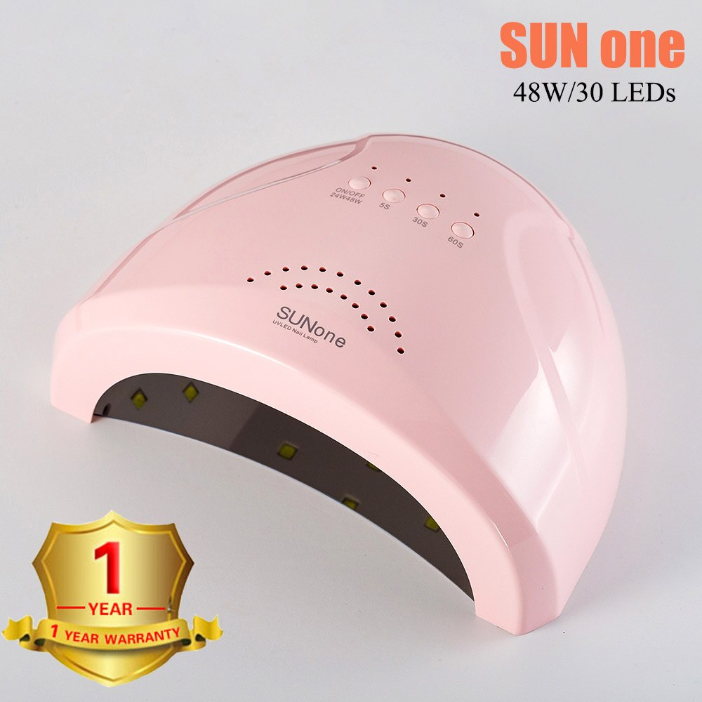 SUNone UV LED Nail Lamp 48W LED Nail Dryer White Semi-Permanent Nail Lamp For Manicure Machine Salon Nail Tools