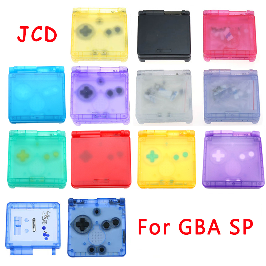 Cool clair pour GBA SP boîtier de remplacement coque pour Game Boy Advance SP