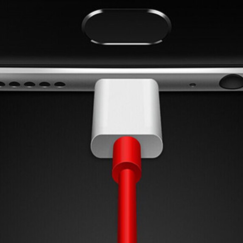 Voor oneplus 3 sumsung  s8 type-c originele rode dash-oplader data-usb-kabel