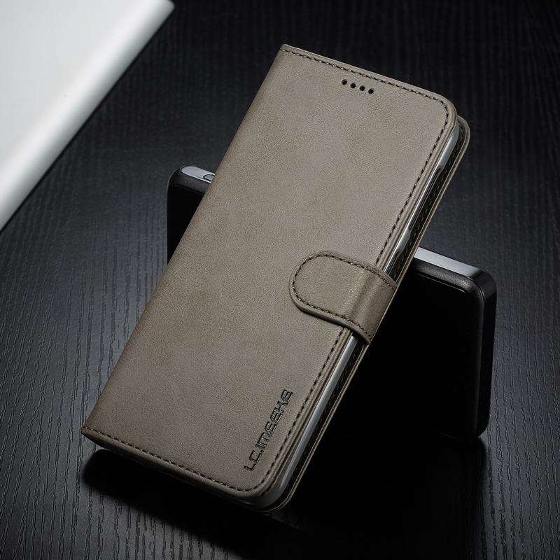 Leather Case For Honor 10 Lite 10i 20i Coque Luxury Flip Phone Case For Huawei Honor 10 i 20 i 10Lite Honor10lite Wallet Cover: For Honor 10i / Grey Case