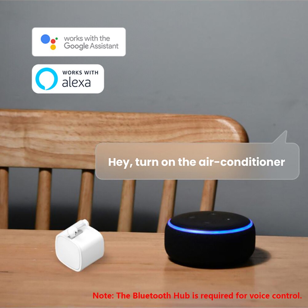 Smart Switch Button Pusher Bluetooth Fingerbot Tuya Smart Life App or Timer Control Add Hub Compatible With Alexa Google Home