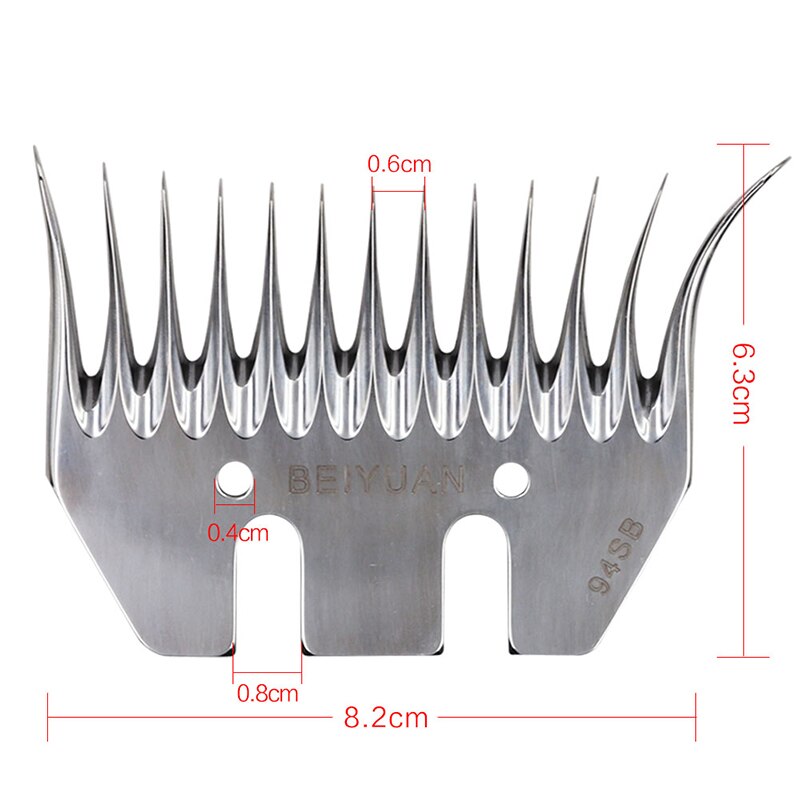 Sheep / Goats Shearing Clipper Straight 13 Tooth Curved Blade Alternative For Sheep Clipper Shears Scissors Shearing Machine