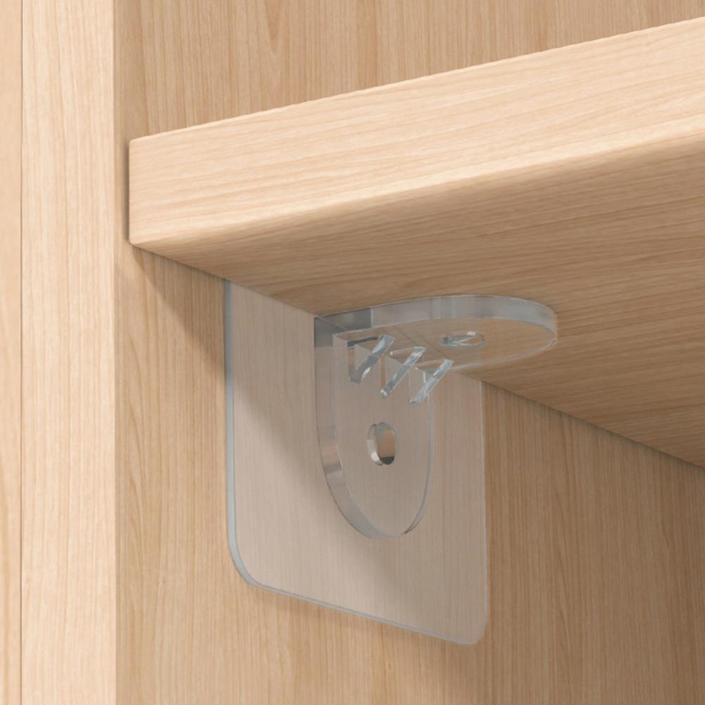 10/30 stücke Klebstoff Regal Unterstützung Heringe Bohrer Kostenloser Nagel Statt Halfter Schrank Schrank Regal Unterstützung Clips Zauberstab KleiderbüGel