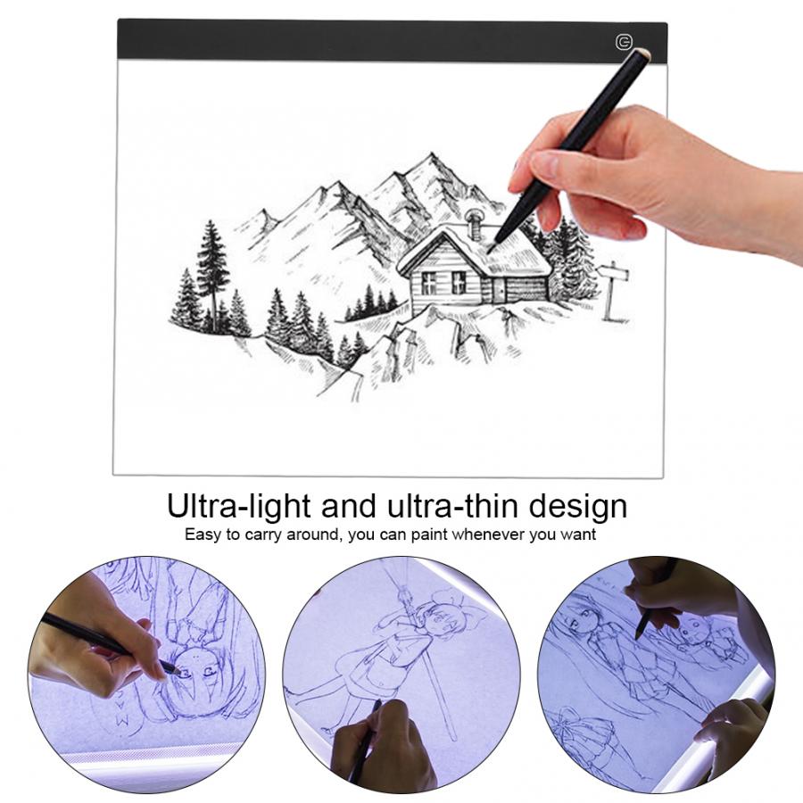 LED Tracing Pad - 2500LUX - USB-C Interface - Stepless Dimming - IP65 Waterproof