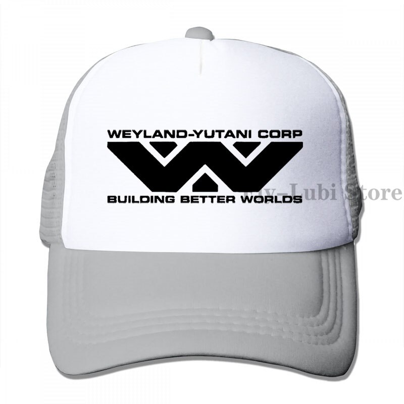 Alien Aliens Weyland Yutani Corp Alien Weyland Yutani Corp Baseball cap men women Trucker Hats adjustable cap: 3-Gray