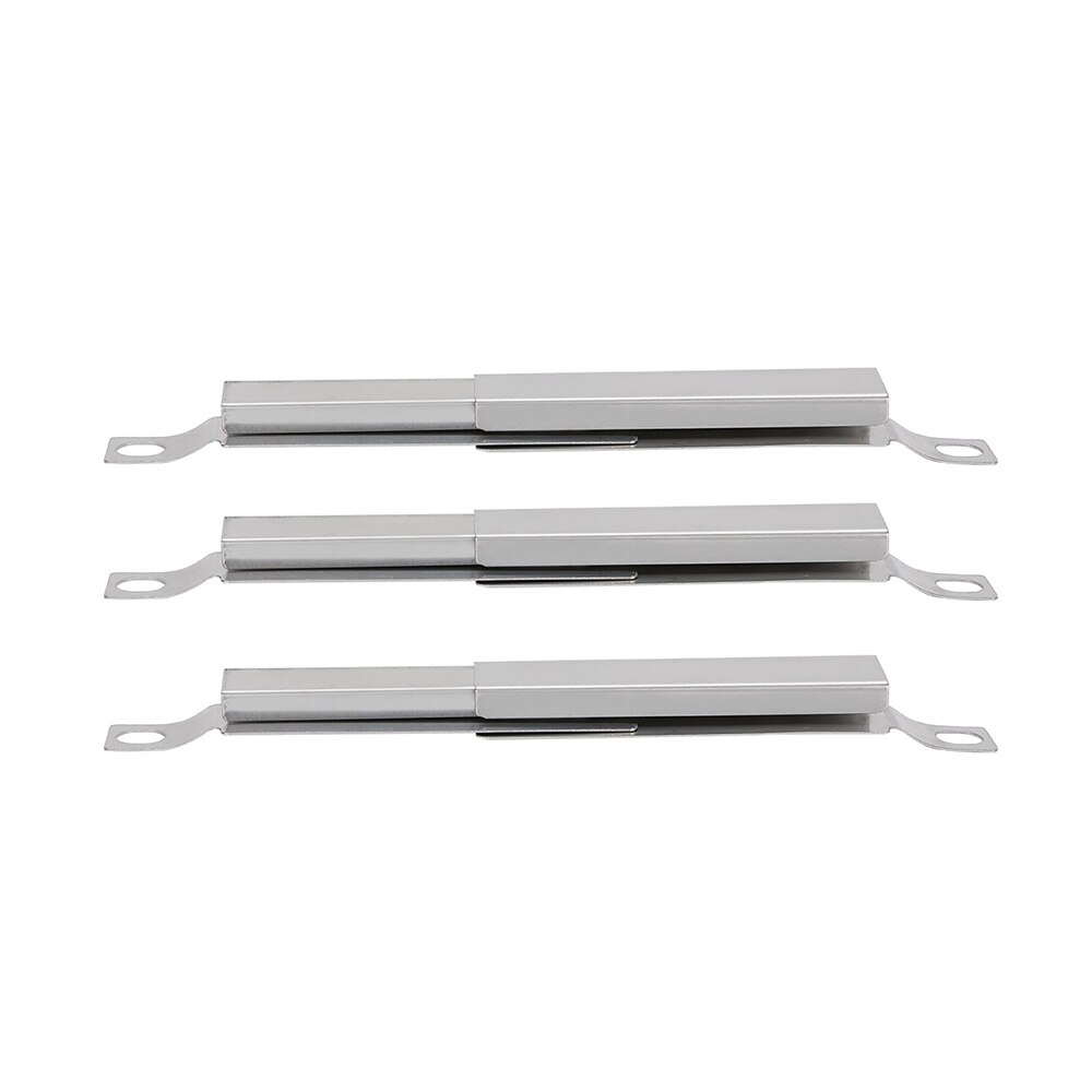 3pcs Universal Straight Pipe BBQ Grill Tube Burners Stainless Steel Gas Grill Parts Replacement