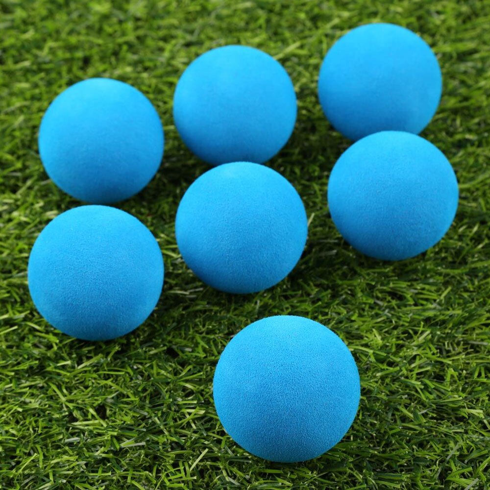 12 stk / sæt eva skum bløde golfbolde træningsøvelse fleksibelt golf tilbehør til indendørs udendørs tilfældig farve