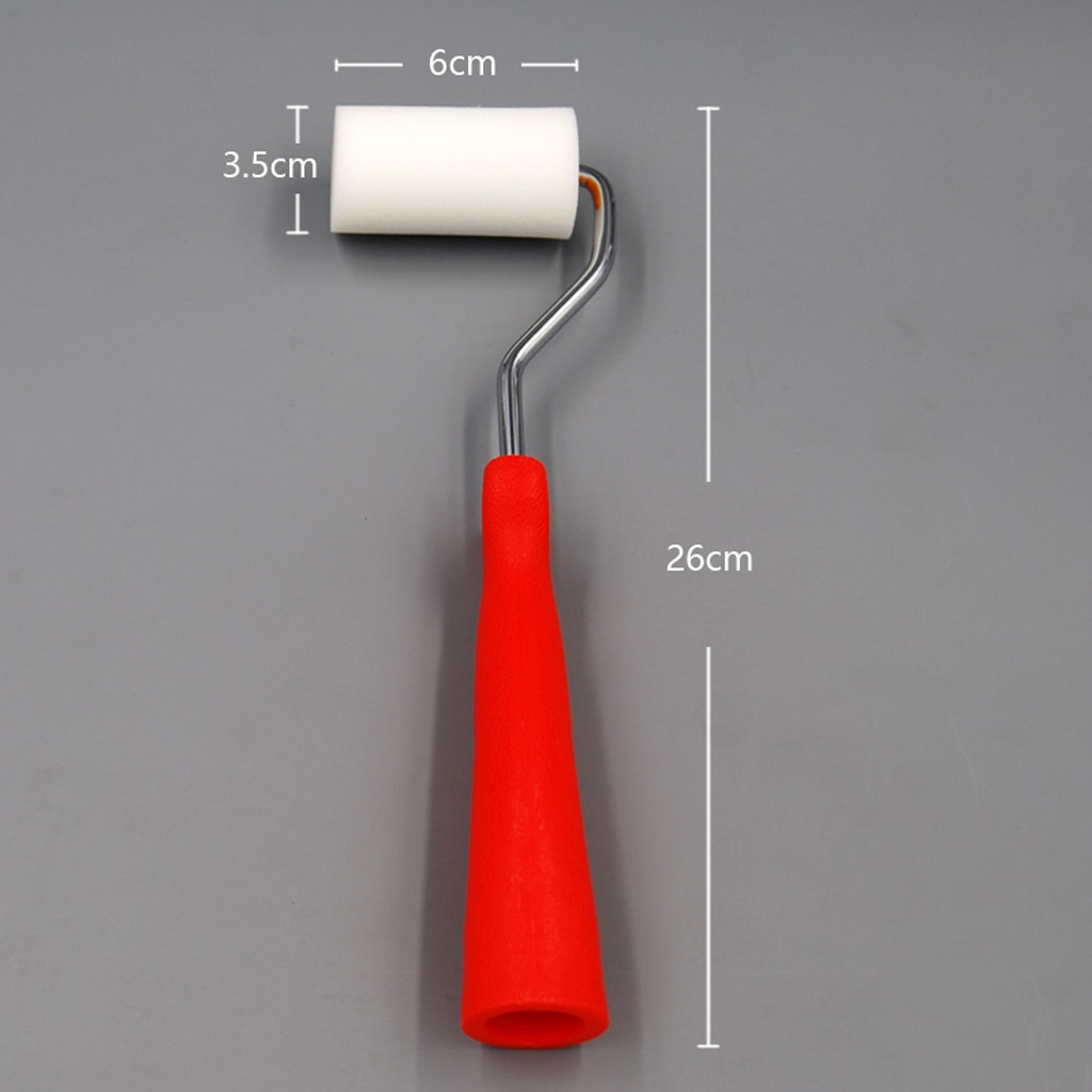 Mini Wall Paint Roller Handle Steel Frame Sturdy Saving Space