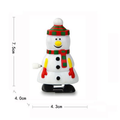 Muchos tipos de Papá Noel, muñeco de nieve, pingüino, juguetes clásicos de cuerda, juguetes de cuerda de navidad, para niños: 01
