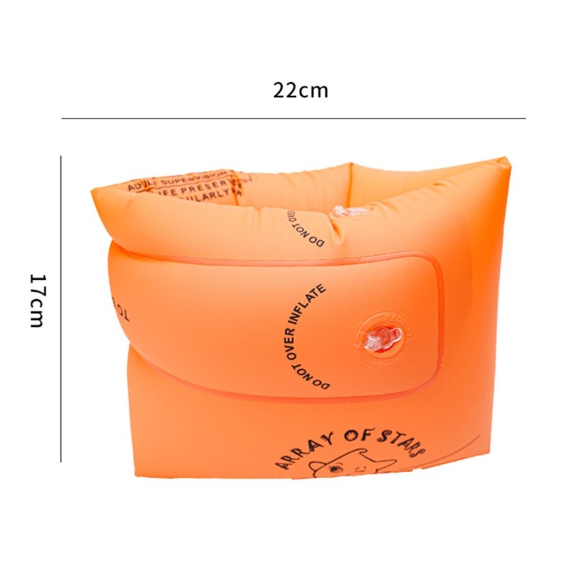 1 Pair Inflatable Swim Arm Bands Flotation Sleeves Swimming Rings Floats PVC Tube Armlets For Adult Bands Floatation Sleeves