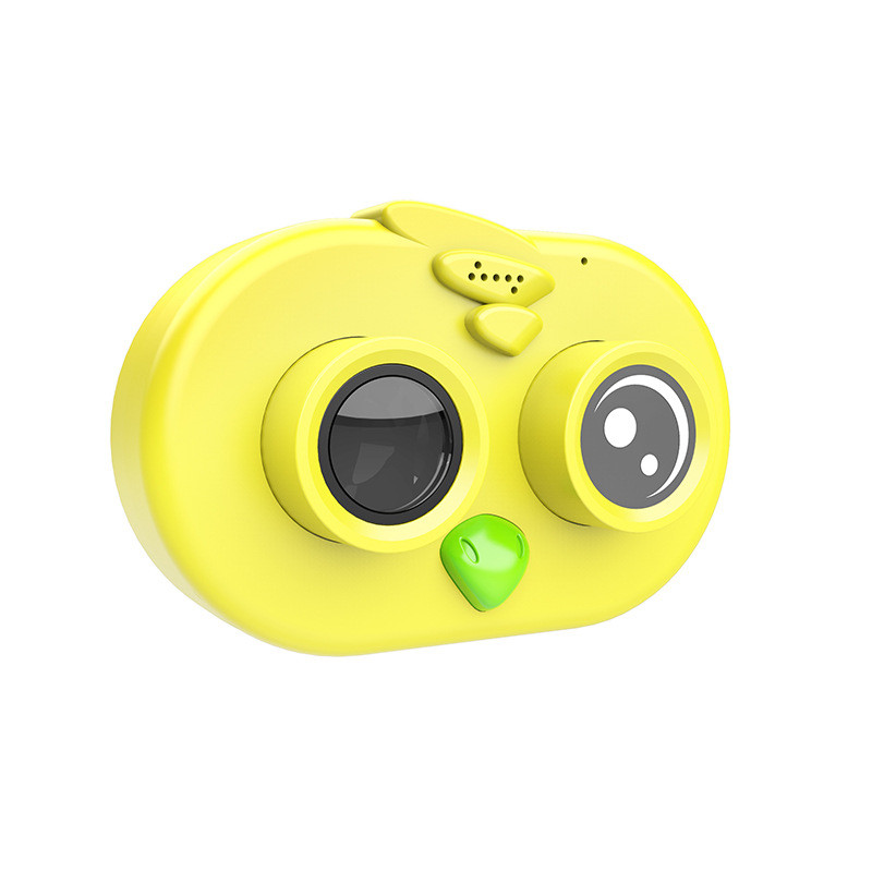 Mignon oiseau appareils photo numériques enfants caméra 8MP 1080P HD enfants caméscopes 2.0 pouces pour enfants cadre numérique de: Yellow