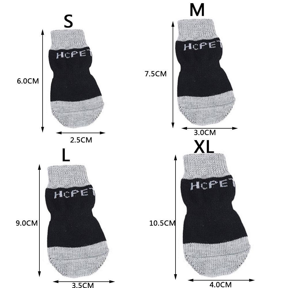 Huisdier Heldhaftige Antislip Hond & Kat Sokken Met Rubber Backing, traction Control Voor Indoor Gebruik Geschikt Voor Maat S Tot Xl Honden Katten