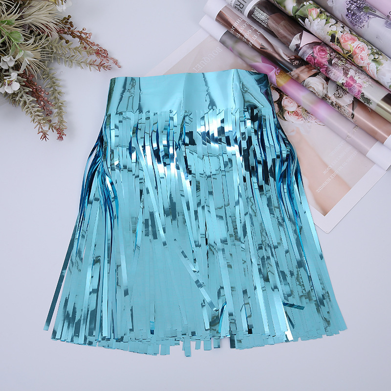 Guirnalda de flecos de aluminio, banderines de 30x300CM para colgar en la pared, cortina, telón de fondo, decoración para boda, de cumpleaños
