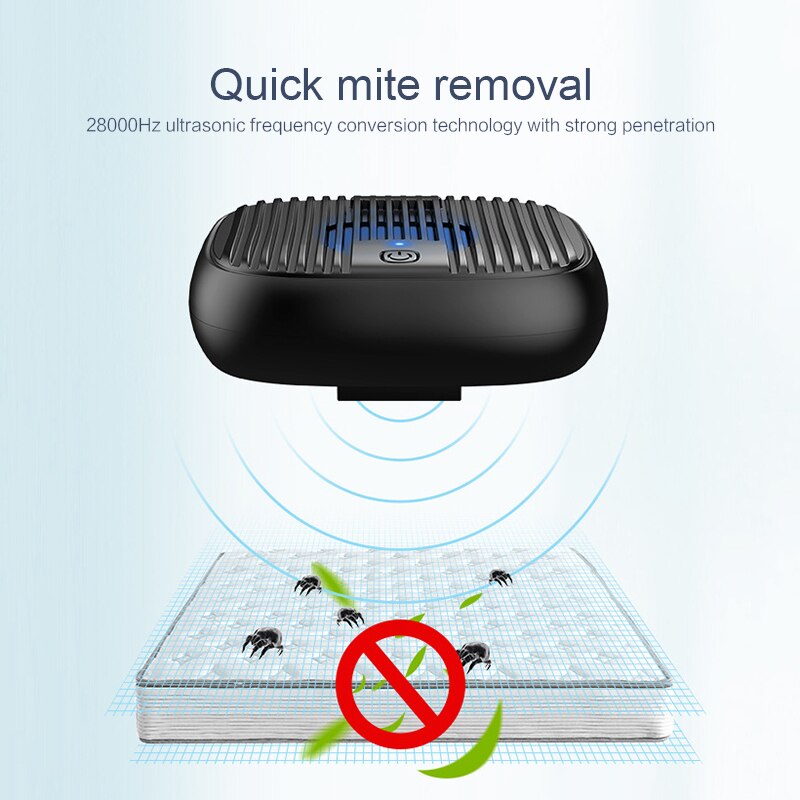 Nobico Home Intelligent Frequency Conversion Ultrasonic Dust Mite Controller Home Bedroom Living Room Quilt Pillow Cleaner 220V