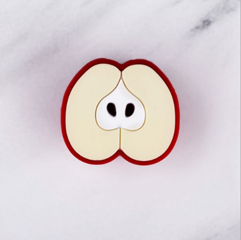 Cute Fruit food Charger kabel Winder Cartoon kabel do transmisji danych kabel Protector do kabla iphone.: J