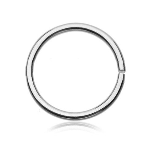 1Pc Neus Ring Clips 6/8/10Mm Septum Ring Hoop Kraakbeen Tragus Helix Kleine Piercing Neus ring Voor Vrouwen Lichaam Sieraden Accessoires: Silver / Size 6mm