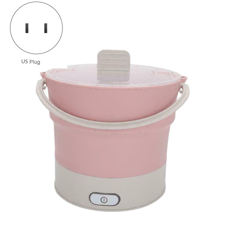 Multi Portable Foldable Silicone Pot For Travel 110-240V Kettle Electric Cook Hot Pot Water Boiler Camping Folding Electric Pot kopen vanaf een prijs van 45