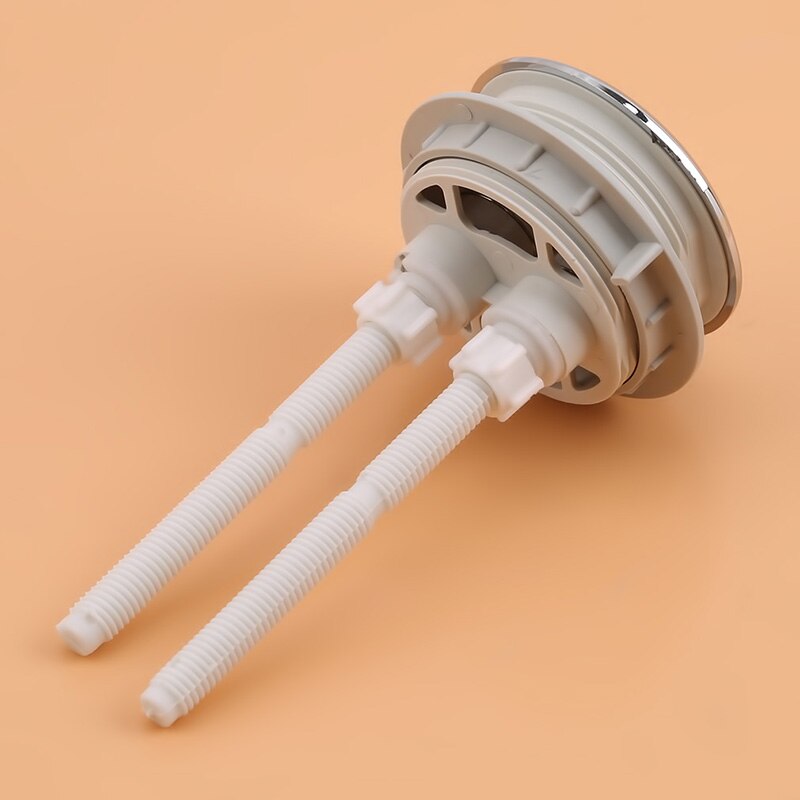 38/48/58mm dubbele drukknop universele spoeltoiletzitting watertankklep wc dubbel 2 stangen badkamer toilet waterschakelaar: Middelgrote knop