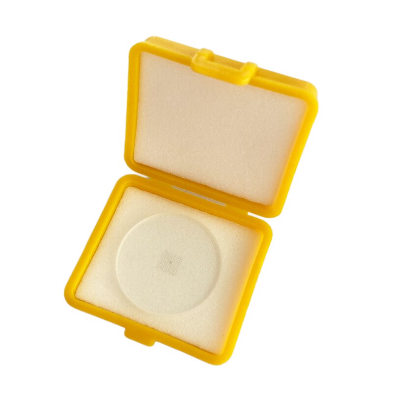 965 Microscope Slides 0.5mm 0.1mm Division Grid Net Eyepiece Reticle Calibrating Ocular Micrometer: 1PC 20.4mm diameter