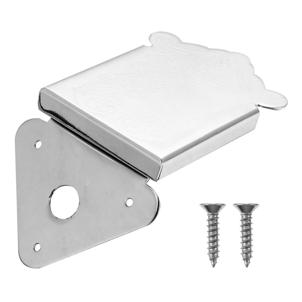 thumbnail image 2 of Professional Metal Mandolin Tailpiece Replacement For 8-String Domed Mandolins With Screws 2 of 12