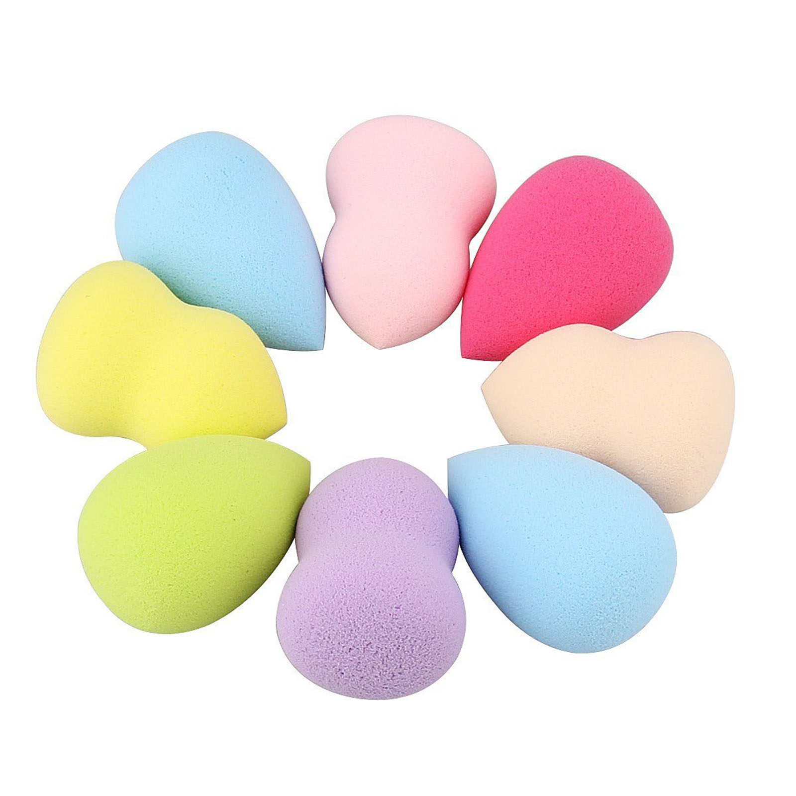 4pcs / set Beauty Soft Makeup Sponge Puff Face Nose Facial Base Liquid Powder Puff Soft Base Sponges Cosmetic Tool