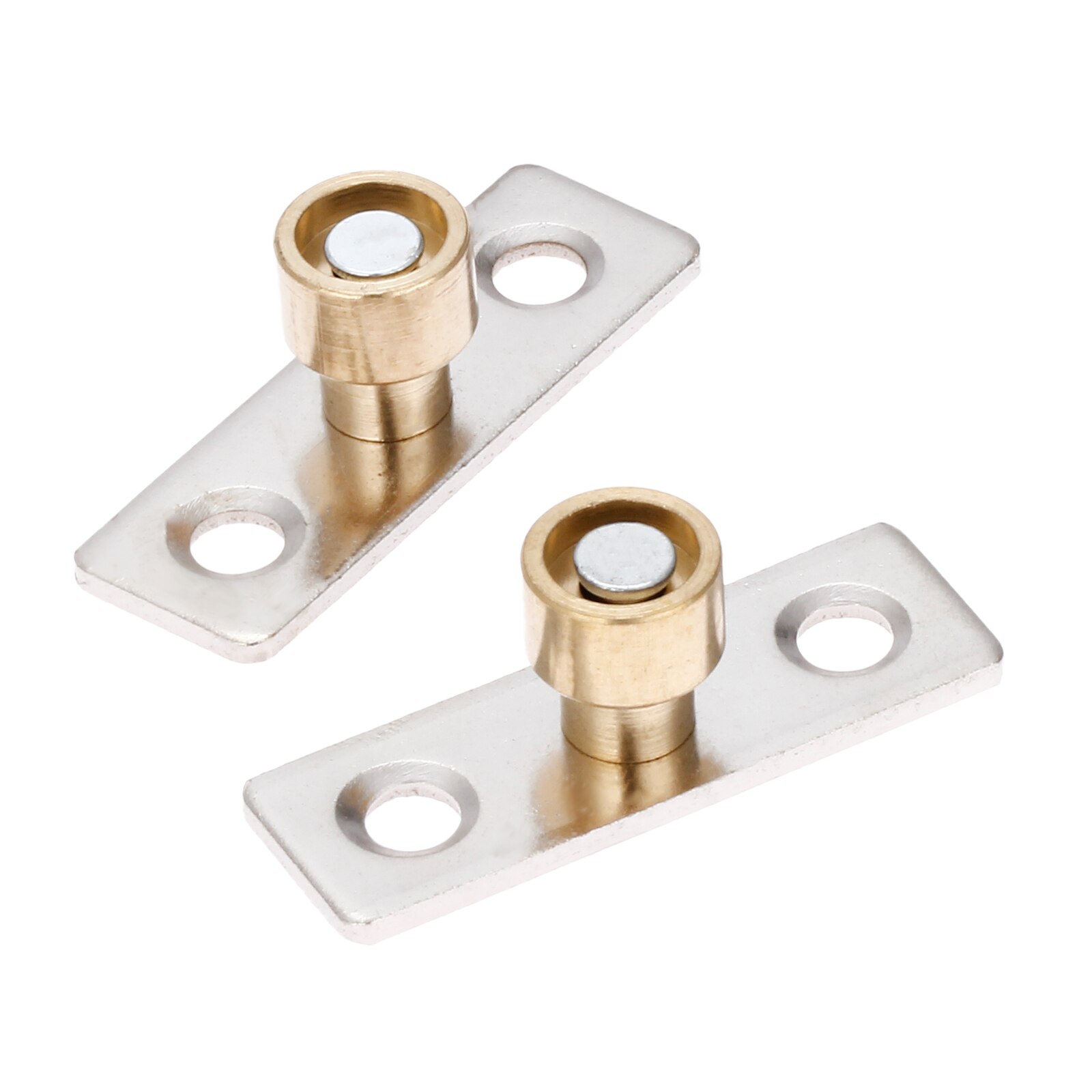 Bouchon de porte en métal et bois, Guide de porte coulissante, localisateur, ton cuivre, diamètre 8mm, 10mm, 12mm, 2 pièces Quincaillerie de porte, tête 49x15mm: 12mm