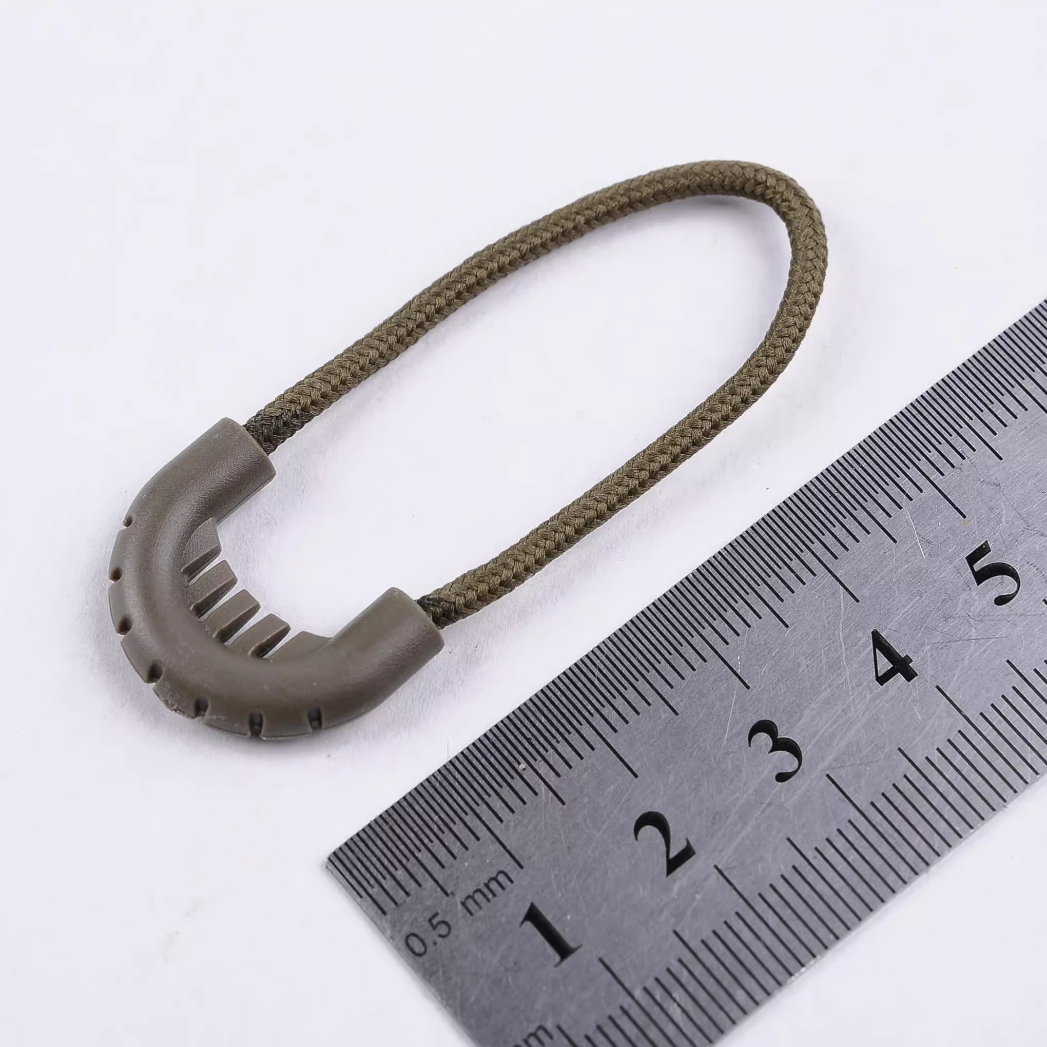 Bag PVC Zipper Puller Luggage Handbag Easy Installation Sturdy Zip Backpack Wear Resistant Zipper Head Bag Parts Accessories: 3/8" / Light Gold