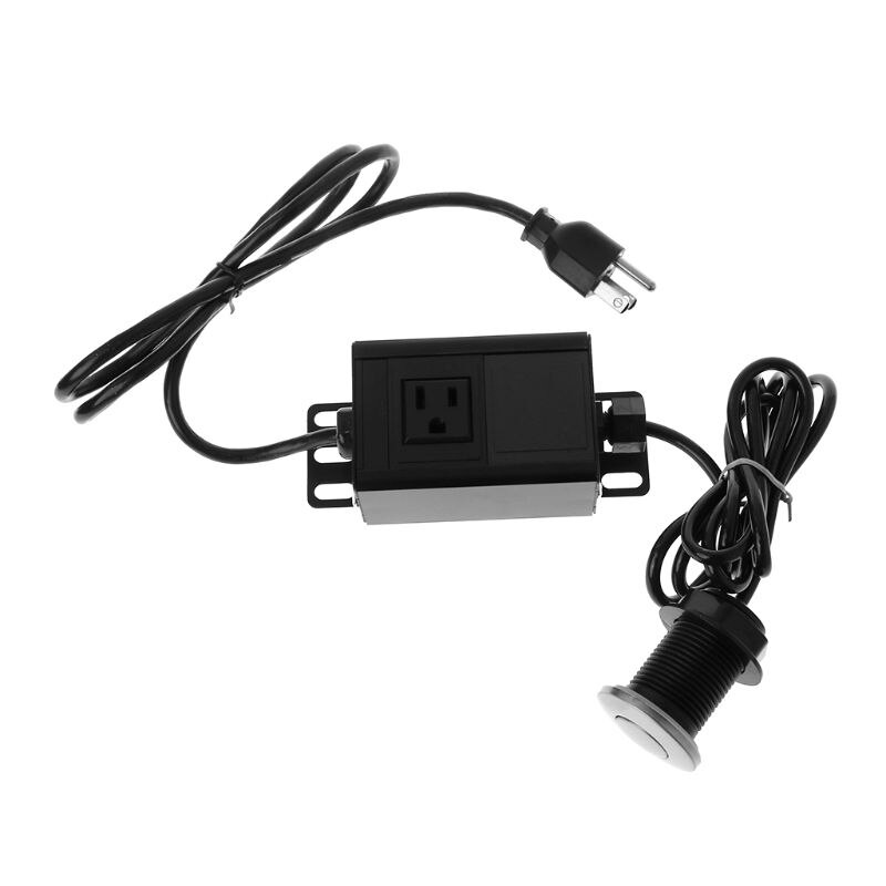 1pc Sink Top Air Switch Kit Garbage Disposal Part Built-out Adapter Switch