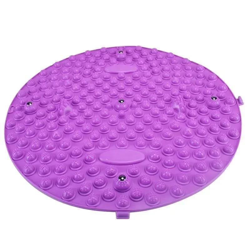 Voetmassage Acupressuurmat Spier Ontspanning Acupunctuur Mat Pilates Fitness Yoga Accessoires Voettraining Ronde Workout Mat: Beige