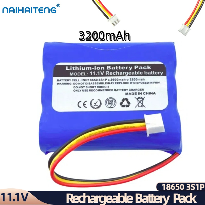 11.1V 10.8V 2600mAh 3200mAh 18650 Li-ion Rechargeable Battery Pack For DOCKIN D Fine 50W HiFi Bluetooth Speaker Backup: other