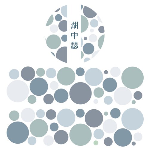 1 Roll/pc Round Circle Washi Masking Tape 5.3cmx5m Adhesive Masking Tape DIY Decoration Journal Scrapbook Stikcers Washi Tape: A