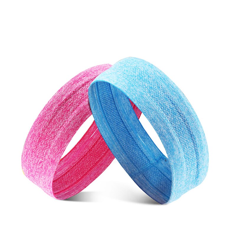 Män och kvinnor sport svett pannband fotboll tennis huvudduk anti-halk elastiskt hårband löpning yoga gym fitness huvud bandana