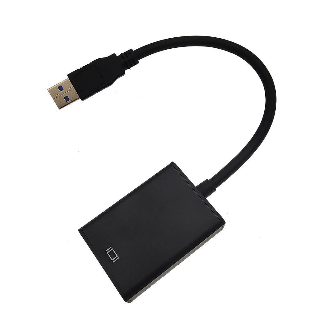 USB 3.0 do wejście HDMI konwerter multimedialny wyświetlacz Adapter graficzny HD 1080P na PC projektor do laptopa LCD HDTV darmo sterownik: Default Title