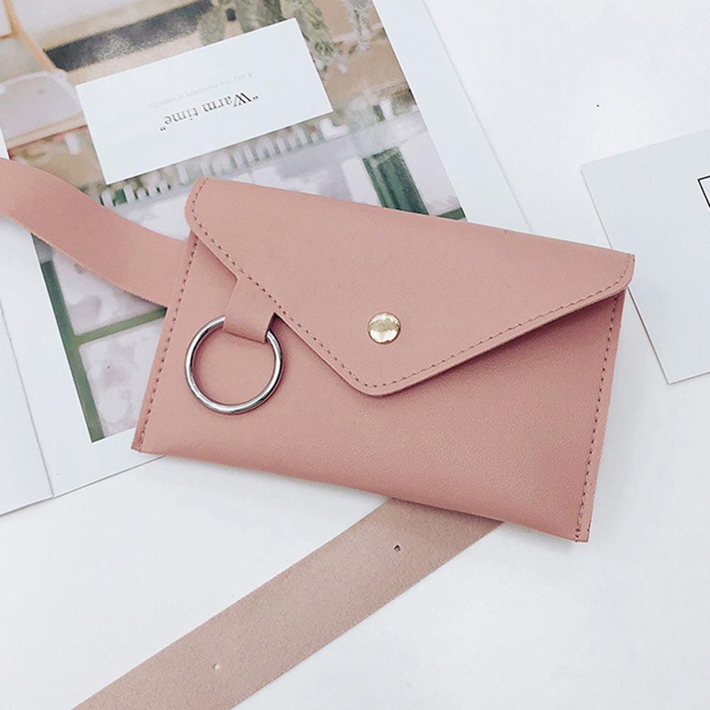 PU Chest Bag Fanny Pack Women Shoulder Waist Belt Bag Solid Color Casual Belt Crossbody Pocket Phone Murse Purse: A5