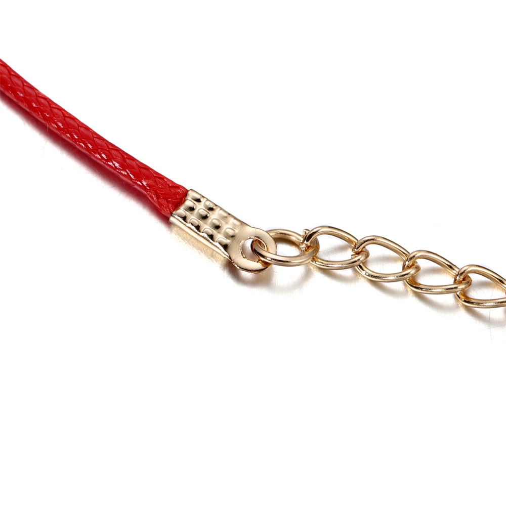 10 unids/lote 1,5mm cordón de cuero COLLAR COLGANTE con cierre cuerda trenzada ajustable para fabricación de joyería DIY collar pulsera Acces