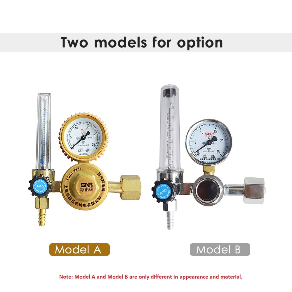 G5/8'' 0-25Mpa Argon Flow Meter Leakproof Gas Pressure Regulator Flowmeter Argon Pressure Regulating Valve Argon Regulator