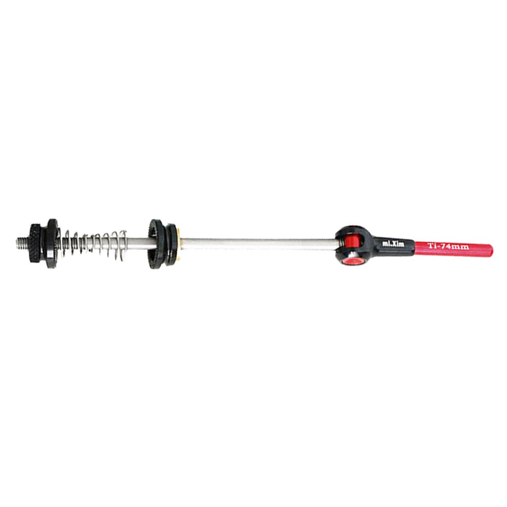 Cykel quick release aksel cykel hjul spyd for/bag mtb landevej foldecykel qr tool 74/100/130/135mm: 74mm front