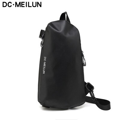 bolso bandolera antirrobo para hombre, de gran capacidad, Retro, informal, para hombre, bolso Casual, para hombre: Black