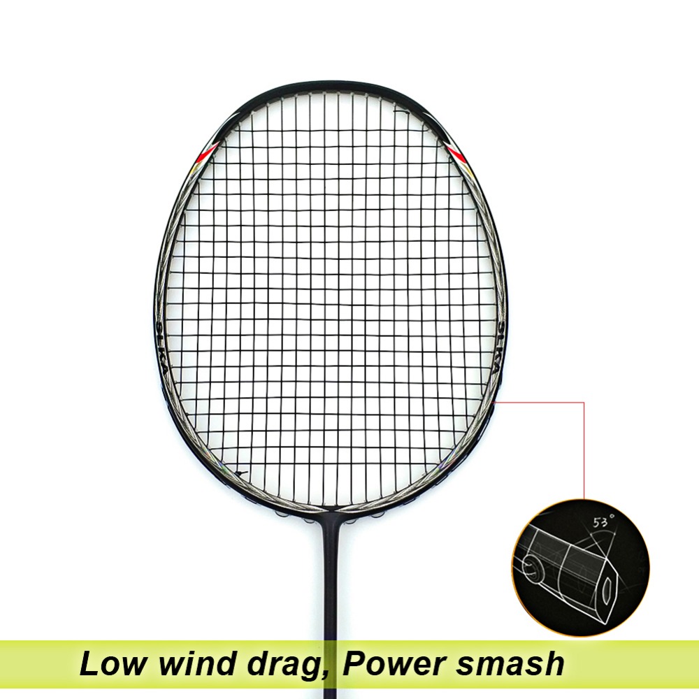 7U 68g Strung Carbon Badminton Racket Super Light ... – Grandado