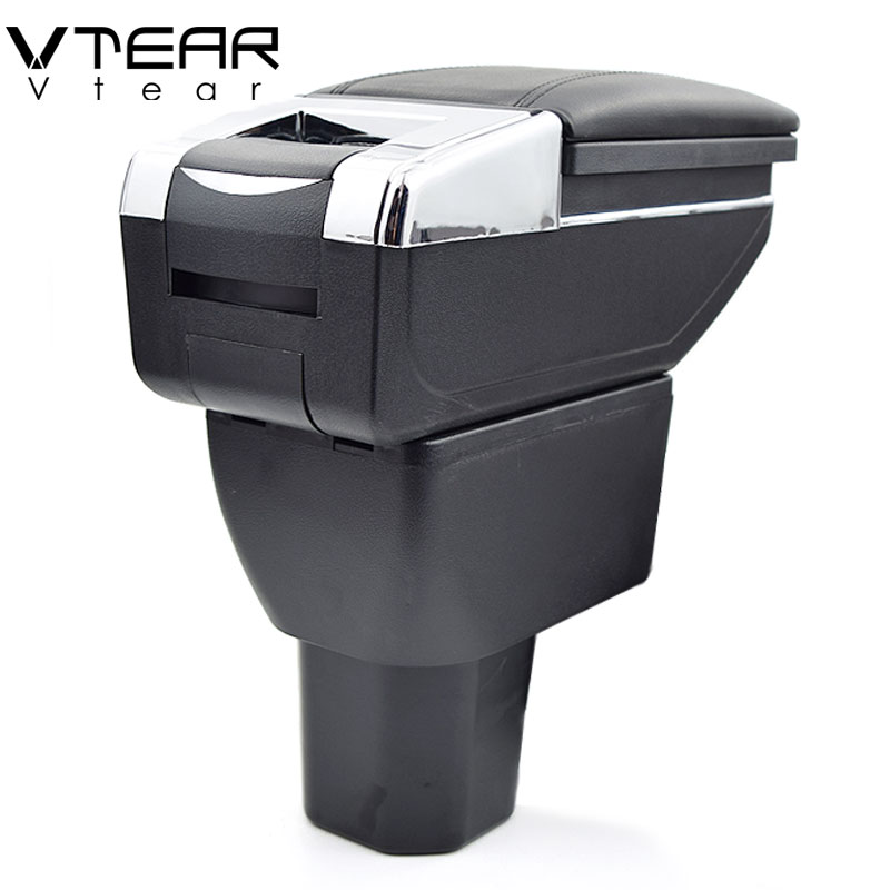Vtear Voor Suzuki Ignis Armsteun Auto Arm Rest Accessoires Lederen Opbergdoos Center Console Decoratie Interieur Onderdelen Auto