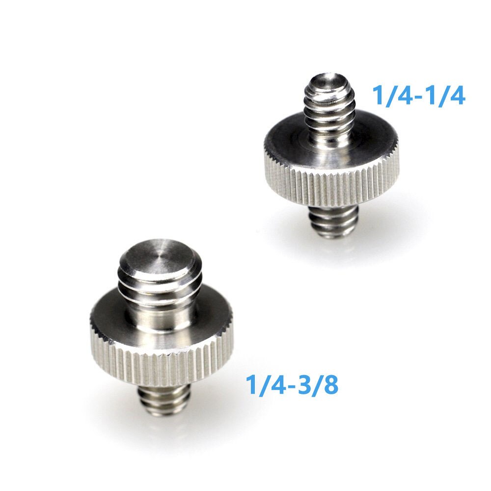 1/4 Inch Schroef 1/4 "Schroef 1/4" Tot 3/8 "Schroef Adapter For A Camera Beugel Statief Aluminium Monopod quick Release Plaat