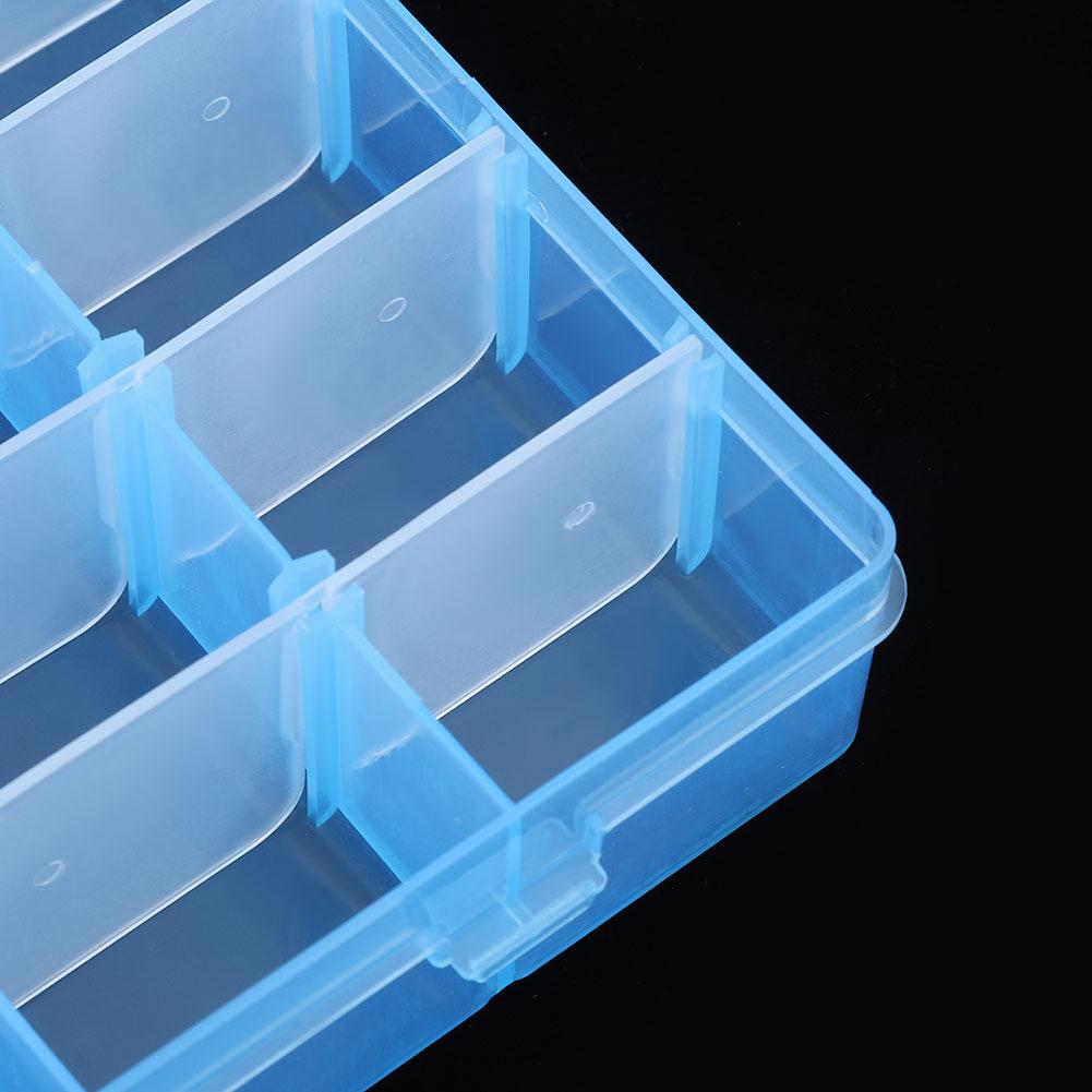 36 Grid Transparent Plastic Storage Jewelry Box Compartment Storage Detachable Electronic Rubber Accessories Beaded Storage Box