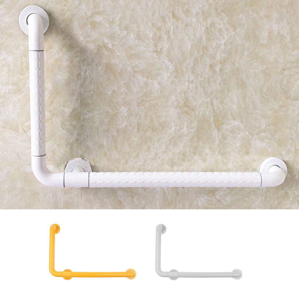 L-shaped Bathroom Grab Bar Shower Bathtub Handle, Non-, Wall-mounted