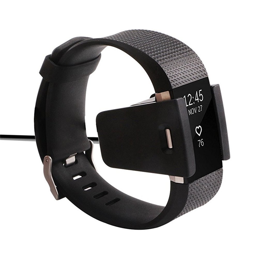 Klockladdare usb laddningskabel sladd smart armband armband laddningsdocka adapter utbyte för fitbit charge 2