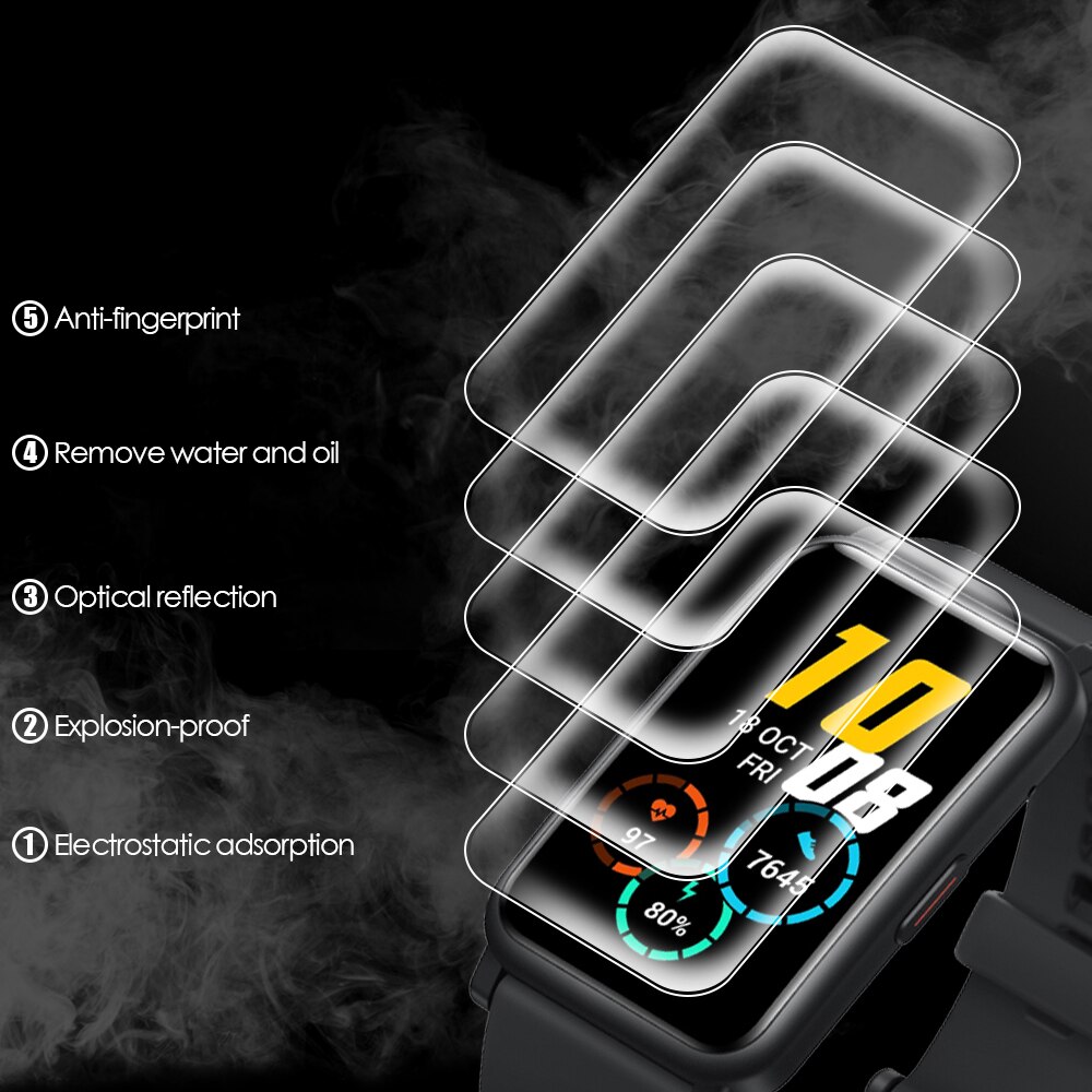 Full Coverage 99D Screen Protector For Huawei Honor Watch ES Curved Soft Protective Film ( Not Tempered Glass )