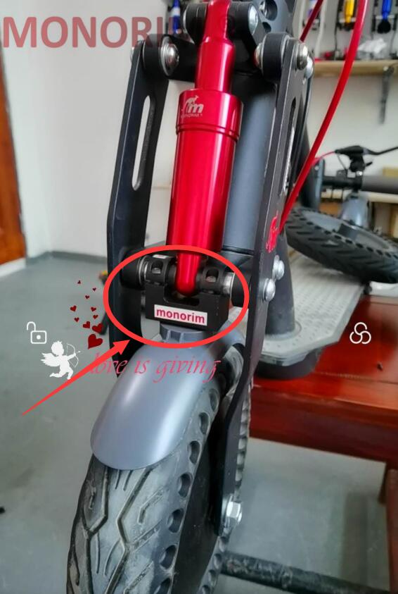 Monorim FS soporte de guardabarros de sospensione stabile XIAOMI M365 e pro scooter elettrico ferma parti