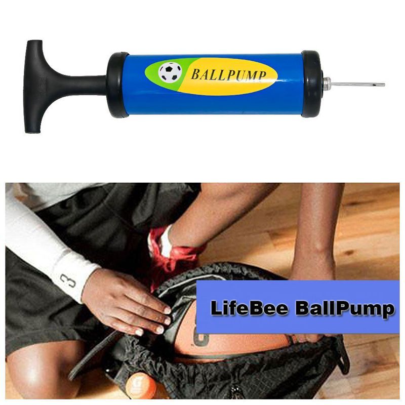 Inflator ball pumpe nåler ventil adapter sett til basketball fotball ballonger volleyball og rugby